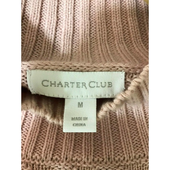 Charter Club Ballet Ribbon Mock Neck Sweater NWT - Picture 5 of 5